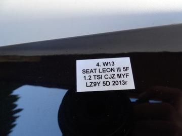 BLATNÍK LEVÝ PŘEDNÍ LZ9Y SEAT LEON III 5F 12-16R