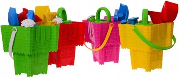 ZESTAW DO PIASKU, WIADERKO KONEWKA, SELEDYNOWY