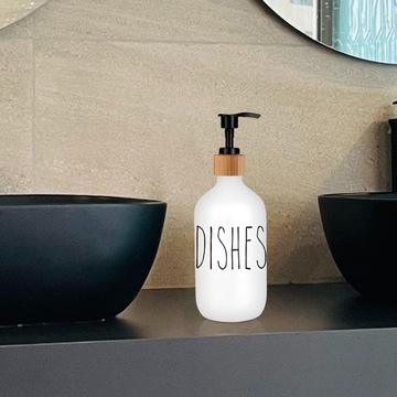 Дозатор жидкого мыла Многоразовые бутылки с насосом для лосьона для белой посуды в отеле