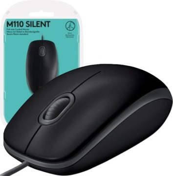 Biurowa myszka Logitech B110 Silent - cicha
