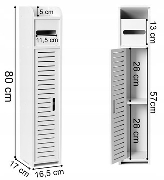 АЖУРНЫЙ ШКАФ ДЛЯ ВАННОЙ, СТОЛБ, ПОЛКА ДЛЯ БУМАГИ, САЛФЕТОК, КНИЖНЫЙ ШКАФ, 80 см