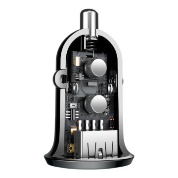 АВТОМОБИЛЬНОЕ ЗАРЯДНОЕ УСТРОЙСТВО BASEUS FAST USB, МАЛЕНЬКОЕ, МОЩНОЕ ДЛЯ ПРИГОРЯЧИКА