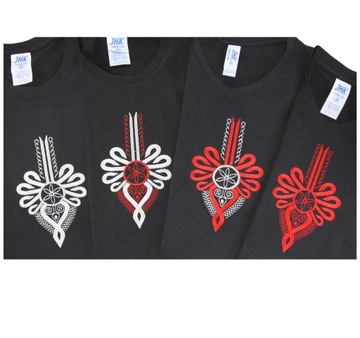 T-shirt koszulka HAFT parzenica góralska folk S