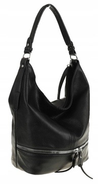 The Grace bags Torebka damska skóra ekologiczna LH2427 Black