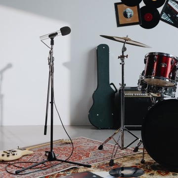 UCHWYT MIKROFONU NA WYŁADUNKU PRZYDATNY KLIP DO UCHWYTU MIKROFONOWEGO