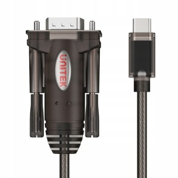 АДАПТЕР USB-C-COM RS-232 UNITEK Y-1105K