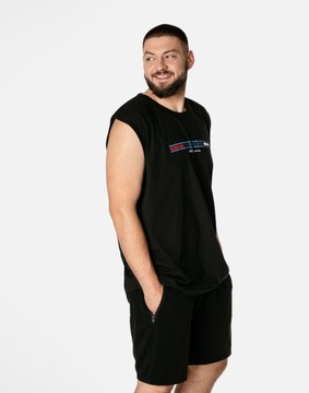 Koszulka Męska Bez Rękawów Bokserka Rambo Podkoszulek Tank Top 3020-2 r 9XL