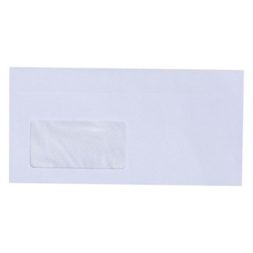 Koperta z okienkiem DL (110x220mm) biały 1000szt.