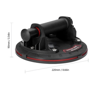 Держатель подъемника вакуумной присоски для стеклянной плитки 220 мм, 100 кг, ВЫХОД