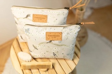 Pojemna Kosmetyczka M ColorStories, Birdsong w Ptaszki