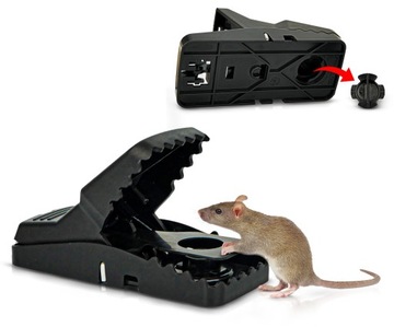 PUŁAPKA NA MYSZY MECHANICZNA MYSZOŁAPKA ZATRZASKOWA STRONG MOUSE CATCHER