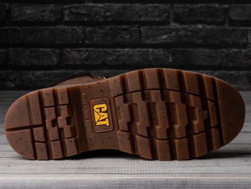 Buty męskie zimowe CATERPILLAR Colorado BROWN WYSOKIE