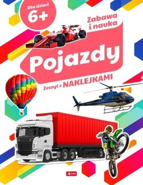Pojazdy. Zeszyt z naklejkami