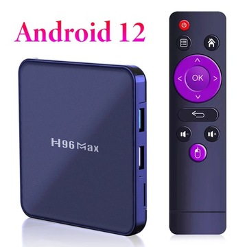 Смарт ТВ-приставка LEMFO Android 12 H96 Max RK3318 V12 телеприставка WIFI 5G H96Max