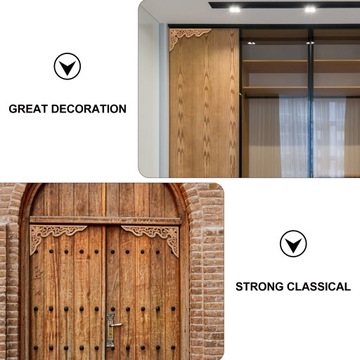 Резные деревянные наклейки на двери шкафа m