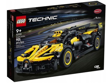 LEGO Technic 42151 Bolid Bugatti Bolide Silnik W16 Wyścigówka 905 klocków