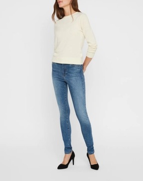 Spodnie jeansy damskie VERO MODA niebieskie L/32