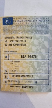 Subaru XV I 2016 Subaru XV 2016r. 2.0 Benzyna. Uszkodzony lewy przod . Poobijany. 2.0 150KM, zdjęcie 6