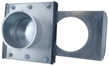 ZASUWA RĘCZNA OCYNKOWANA fi 100 mm
