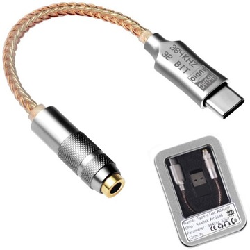 WZMACNIACZ SYGNAŁU AUDIO DAC 384 KHZ 32 BIT USB-C