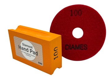 НАБОР КУБ АЛМАЗНЫХ ГРЕСС ПЛИТКА №100 ДИСК №100