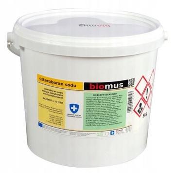 Boraks borax na mrówki 5kg 99,9% czysty Biomus