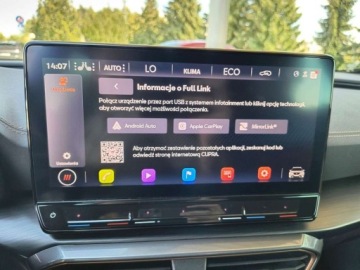 Cupra Formentor Crossover PHEV 1.4 e-HYBRID 245KM 2023 Cupra Formentor VZ serwis ASO 1.4hyb 245KM bezwypadkowy MatrixLED FullLink, zdjęcie 36