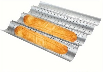 Выпечка хлеб хлеб для хлеба багетки прямоугольный металл