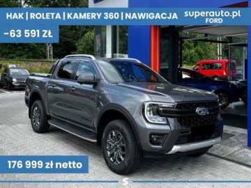 Ford Ranger VI Podwójna kabina 2.0 EcoBlue BI-TURBO 205KM 2025 FORD Ranger Wildtrak A10 4x4 2.0 205KM