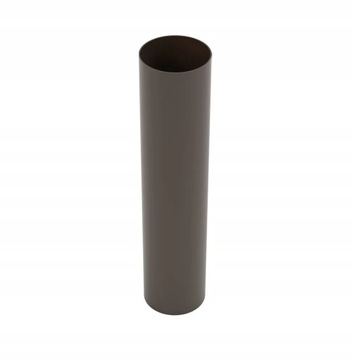 GAMRAT PVC RURA 90 mm 1M BRĄZ 8019 system 125/90