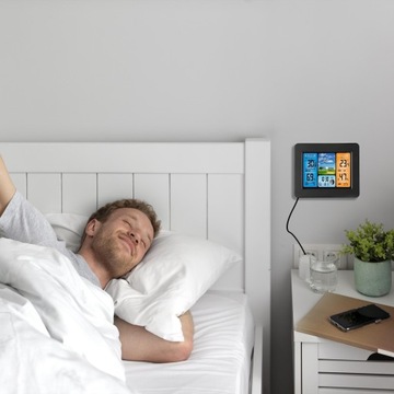 БЕСПРОВОДНАЯ ПОГОДНАЯ СТАНЦИЯ ПОГОДА DCF ГИГРОМЕТР