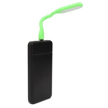 ТОНКАЯ РЕЗИНОВАЯ ЛАМПА ДЛЯ НОУТБУКА ДЛЯ USB, ЗЕЛЕНЫЙ СВЕТ