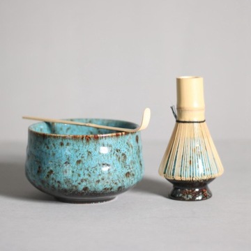 Набор из 4 венчиков для матча, венчик для матча, синий