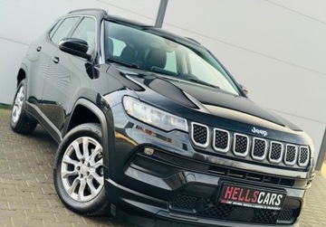 Jeep Compass II SUV Facelifting 1.3 GSE T4 130KM 2021 Jeep Compass LIFT 1,3 T4 Multi Led Virtual Tacho Skora Navi Kamera Reling, zdjęcie 10