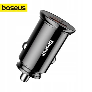 АВТОМОБИЛЬНОЕ ЗАРЯДНОЕ УСТРОЙСТВО BASEUS POWERFUL FAST USB USB-C TYPE-C PD 30 Вт QC 3.0 5A