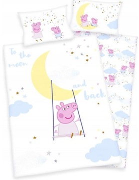 POŚCIEL DO ŁÓŻECZKA 100x135 GEORGE ŚWINKA PEPA PIG