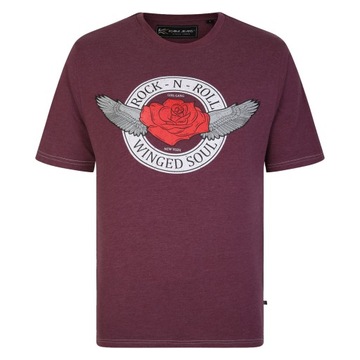 Duża koszulka męska T-SHIRT KAM JEANS duże rozmiary 4XL 152 cm