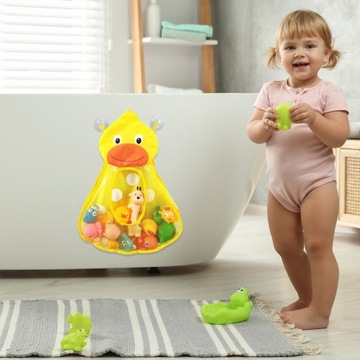 ОРГАНИЗАТОР СЕТОЧНАЯ СУМКА ДЛЯ ВАННЫ ИГРУШЕЧНАЯ СУМКА ДЛЯ ВАННЫ DUCK DUCK