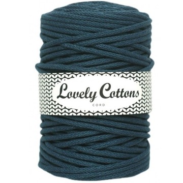 Sznurki do makramy Lovely Cottons 5mm Petrol