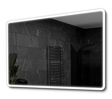 Lustro Łazienkowe Podświetlane LED 80x70 OSAKA