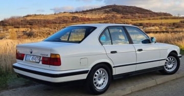 BMW Seria 5 E34 Sedan 520 i 24V 150KM 1990 BMW Seria 5 520i 150KM Klima Skora z Grecji Bez Rdzy 2.0 Benzyna 150KM, zdjęcie 1