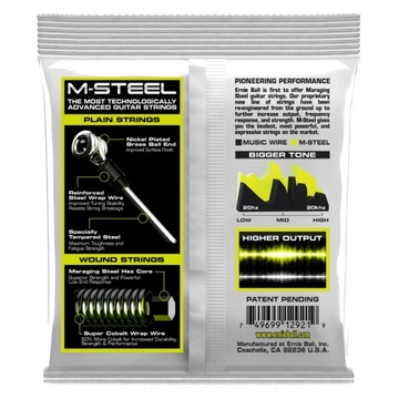 ERNIE BALL 2221 Никелевые обтягивающие струны (10-46)