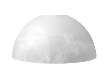 KLOSZ,KLOSZE SZKLANE DO LAMP,ŻYRANDOLI MISA BIAŁY