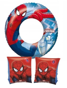 SPIDERMAN ZESTAW KOŁO KÓŁKO RĘKAWKI