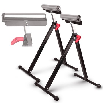 STOJAKI 2szt z PODAJNIKIEM 68-108 Kobyłka Kozioł ROLKĄ Podpórka Warsztatowa