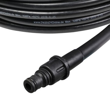 Шланг для очистки труб 15 м черный