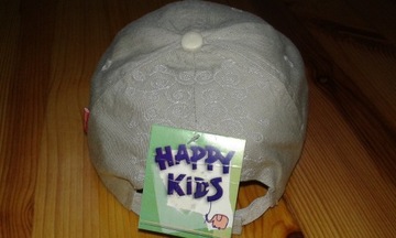 NOWA czapka chłopięca z daszkiem Happy Kids 50 cm.