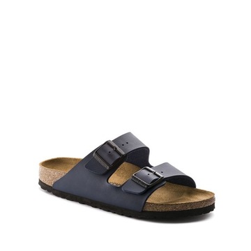 Klapki Męskie Birkenstock 0051751 ARIZONA BF Granatowe 42