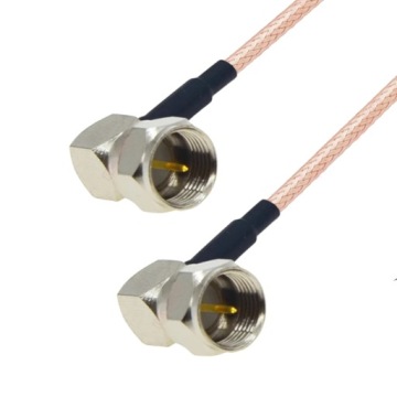 Pigtail F zástrčka F zástrčka RG316 50om 5 m Úhlová