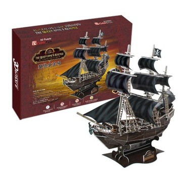 Пазл Cubic Fun Queen Anne's Revenge 3D 155 деталей